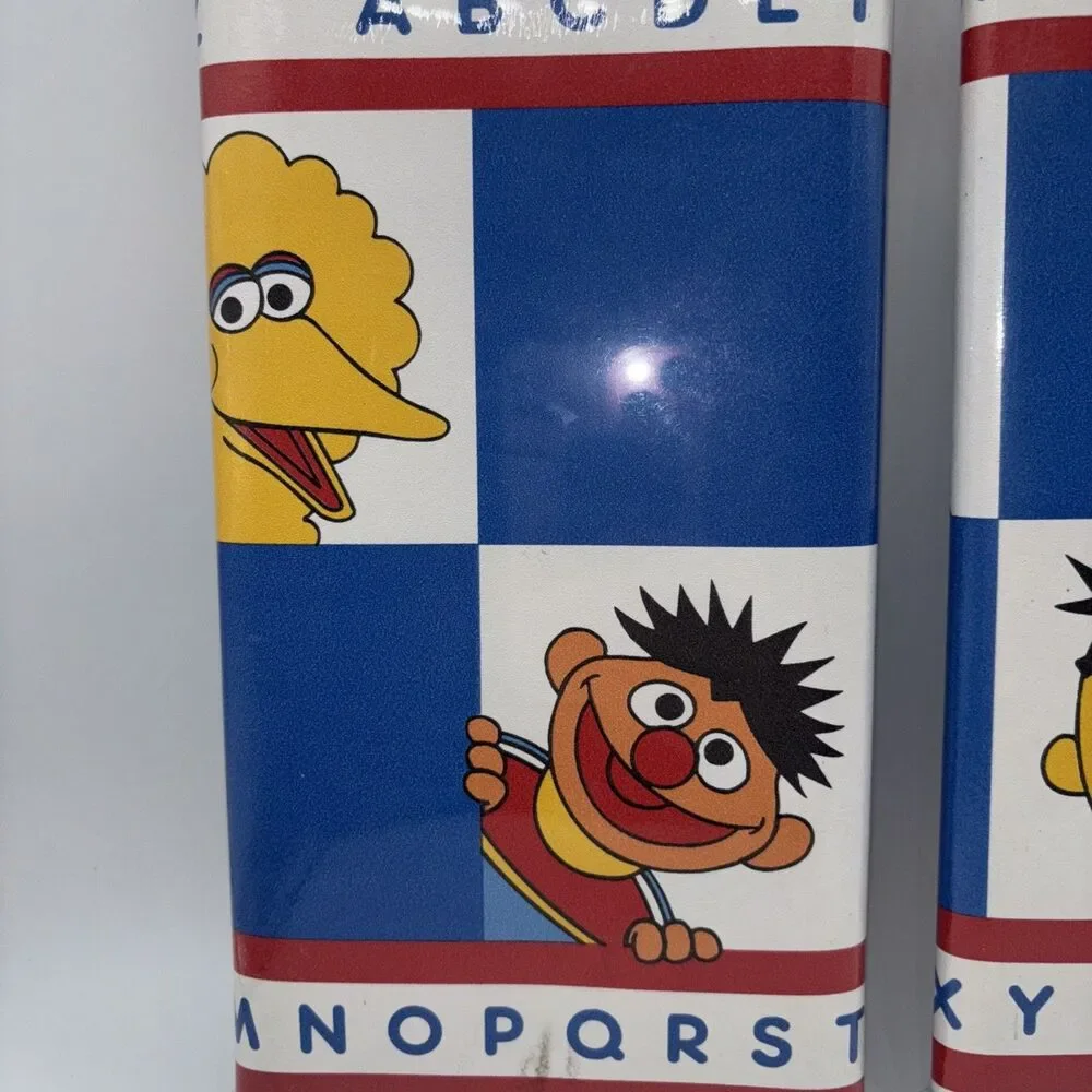 Sesame Street Bert & Ernie ABC Decorative Border Wall Covering 13.1 ft-1990s NEW